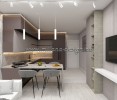 Дизайн-проект 2х комнатной квартиры Минимализм